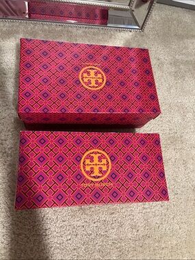2 Tory Burch shoe boxes